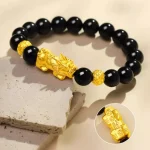 999 Pure Gold Pixiu Bracelet