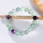 wood elements ，Feng Shui Bracelet, Green Fluorite bracelet jewelry