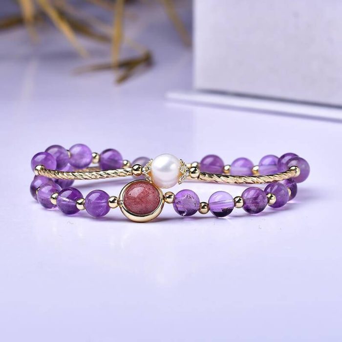 Amethyst Crystal Feng Shui Bracelet