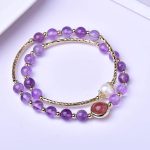 Amethyst Crystal Feng Shui Bracelet