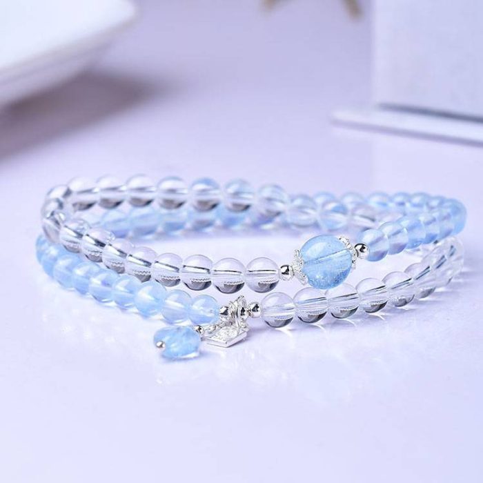 Aquamarine Crystal Feng Shui Bracelet