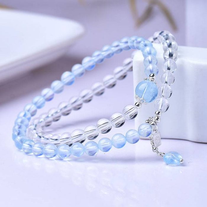 Aquamarine Crystal Feng Shui Bracelet