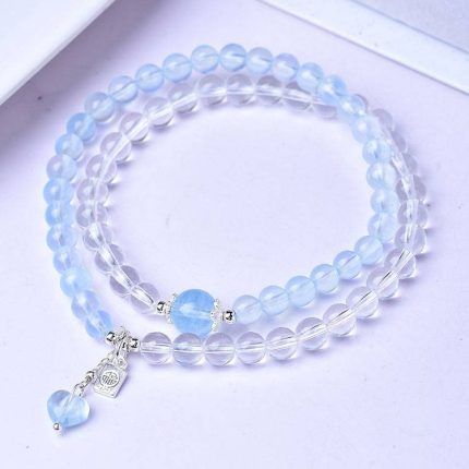 Aquamarine Crystal Feng Shui Bracelet