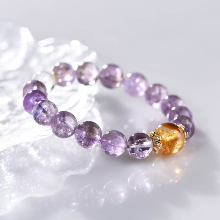 Azeztulite Amethyst Feng Shui Bracelets