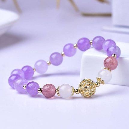 Lavender Amethyst Shapeshifting Feng Shui Bracelet