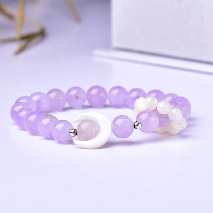 Lepidolite Crystal Feng Shui Bracelet