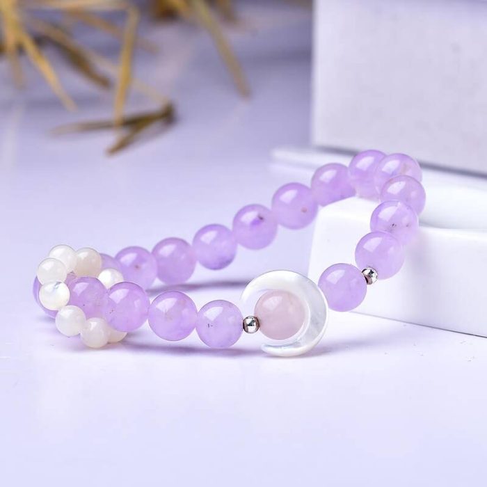 Lepidolite Crystal Feng Shui Bracelet