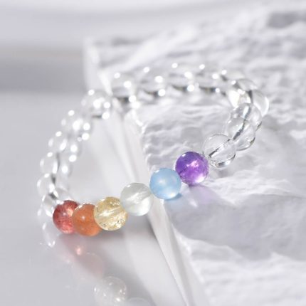 Multicolored Rutilated Feng Shui Bracelet