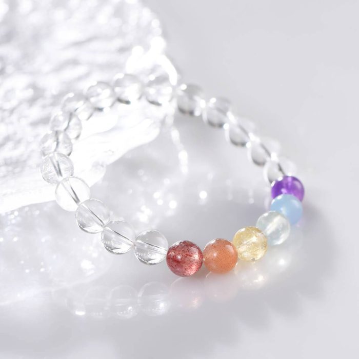 Multicolored Rutilated Feng Shui Bracelet