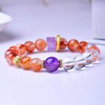 Multicolored Rutilated Quartz Charm Feng Shui Bracelet