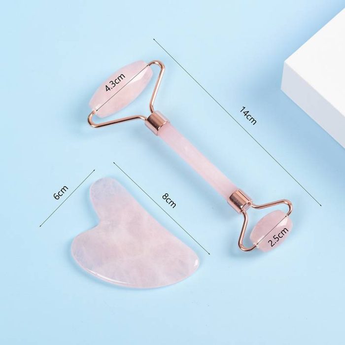 Pink Quartz Facial Massage Set