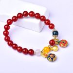 Red Agate Charm Barcelet, Feng Shui Bracelet