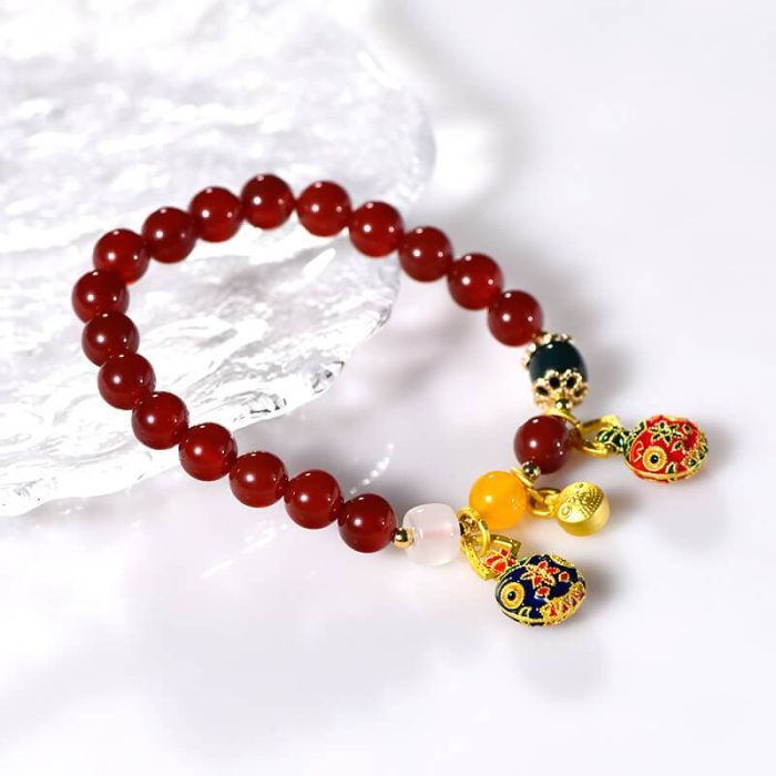 Red Agate Wealth Luck Bracelet