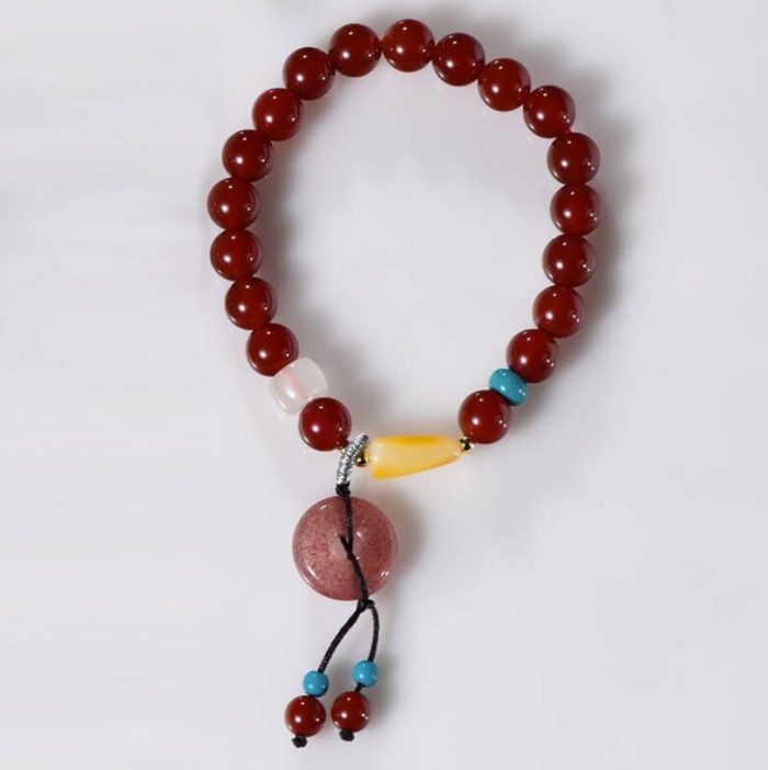 Red Agate Wealth Luck Bracelet