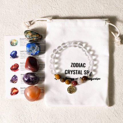 Zodiac Healing Stone Bracelet Set, Healing Stone