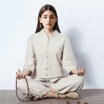 Zen Practice Linen Yoga Meditation Set