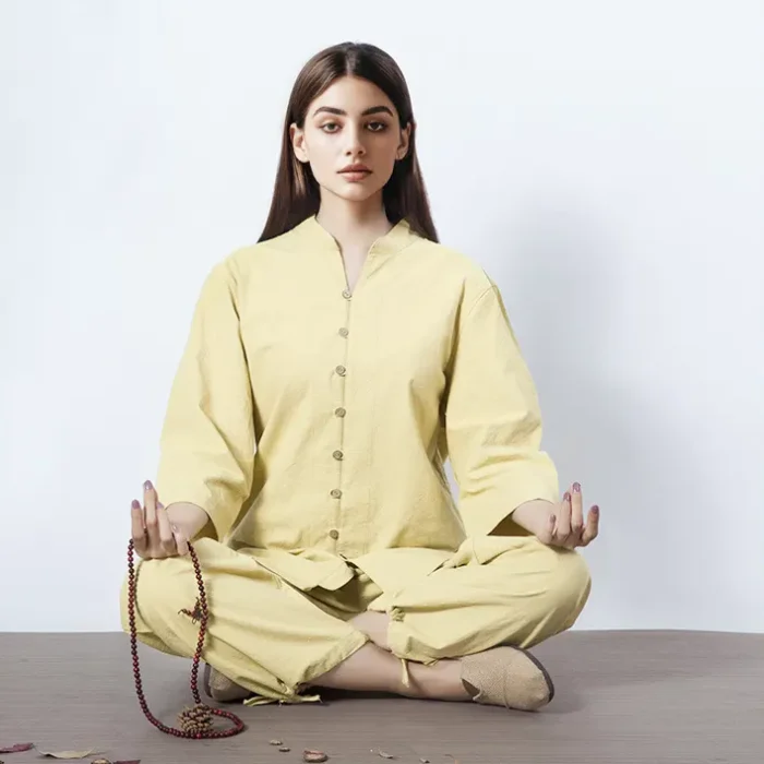 Zen Practice Linen Yoga Meditation Set