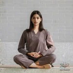 Taupe Meditation Yoga Dress 