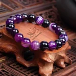 Purple Agate Bracelet