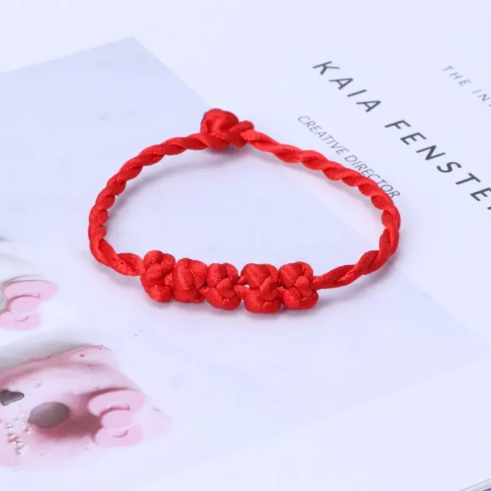 Red String Kabbalah Braided Bracelet