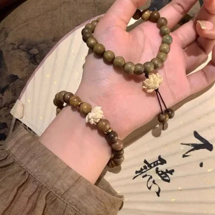 Rosary Sandalwood Beaded Bracelet