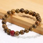 Natural Green Sandalwood Bead