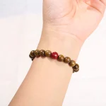 Natural Green Sandalwood Bead