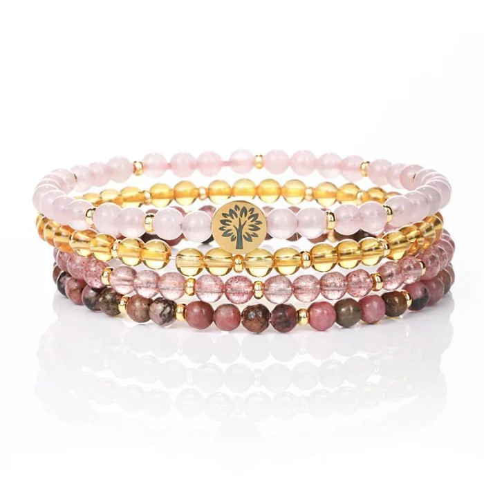 Four-in-One Energy Series Bracelet for Love & Happiness