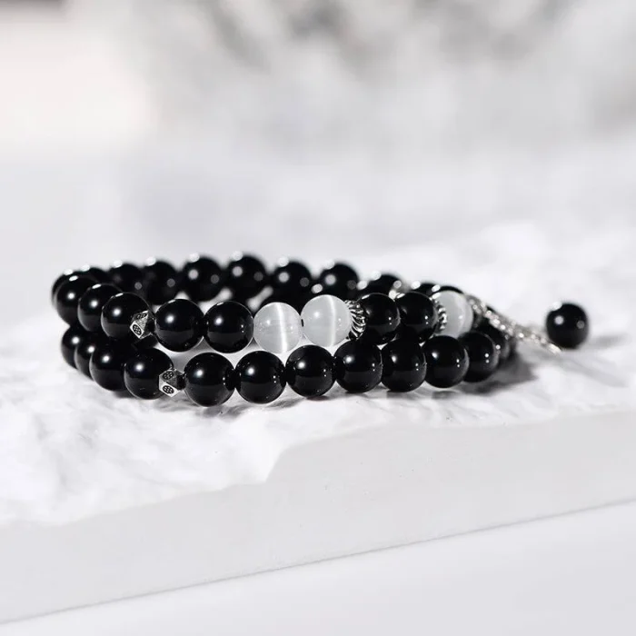 Natural Obsidian Feng Shui Bracelet